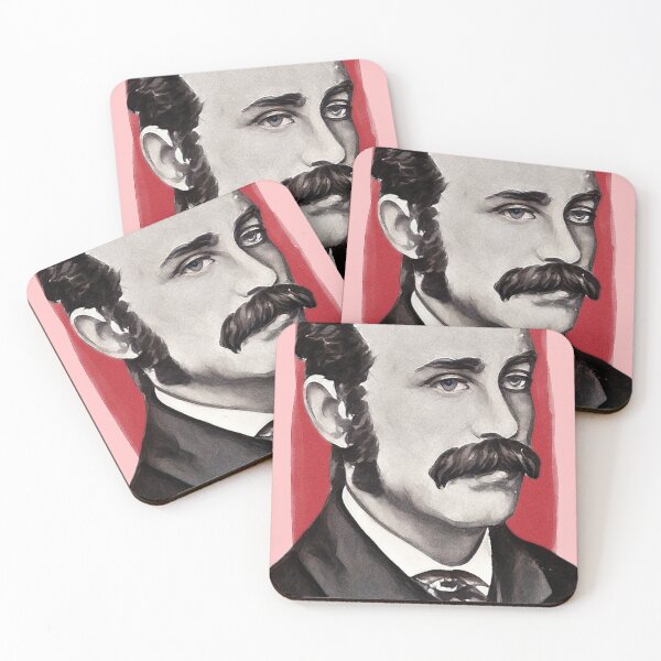 Item preview, English Essayist Walter Pater - red - illustration  designed and sold by Litstoy.