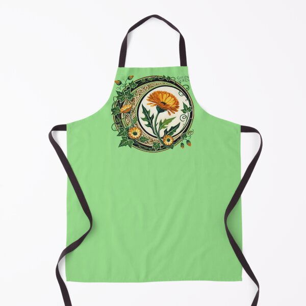 Item preview, Green Queen Calendula designed and sold by FrictionMaxxing.