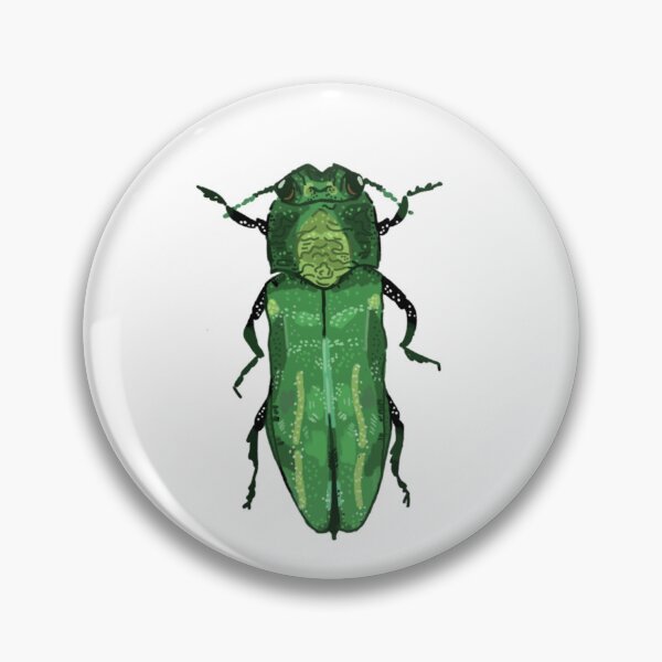 Item preview, emerald ash borer designed and sold by Jade Gathercole.