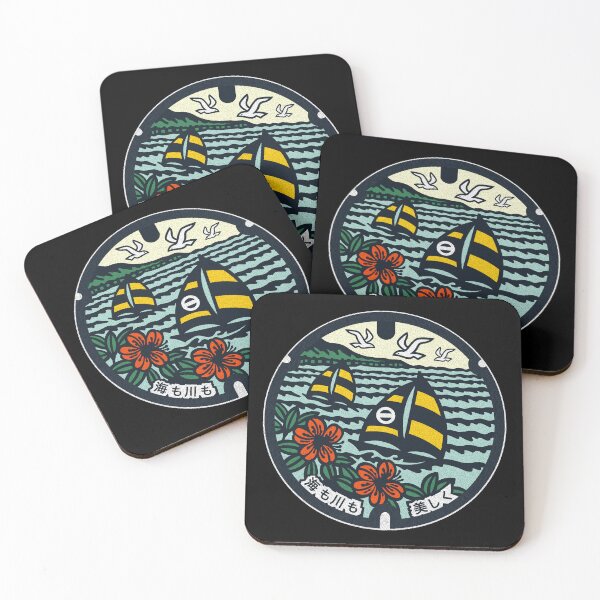 Item preview, Gamagori City Manhole Cover Art designed and sold by Musashi1996Art.