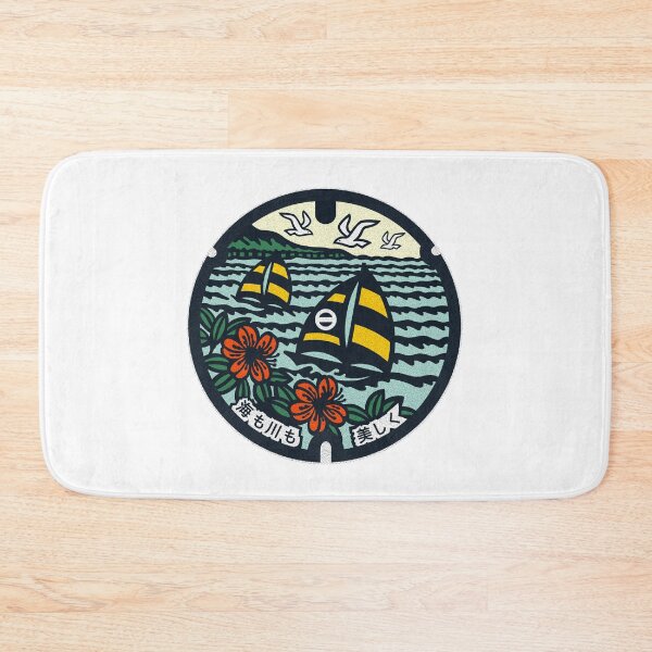 Item preview, Gamagori City Manhole Cover Art designed and sold by Musashi1996Art.