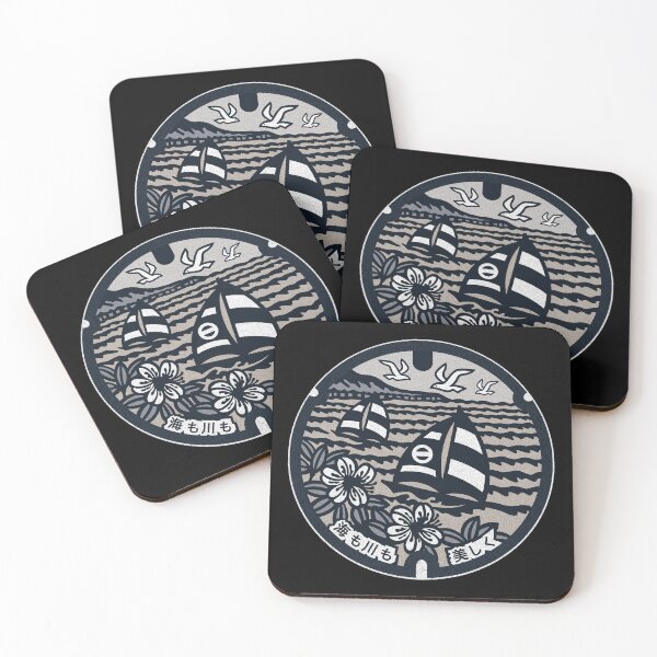 Item preview, Gamagori City Manhole Cover Art 2 designed and sold by Musashi1996Art.