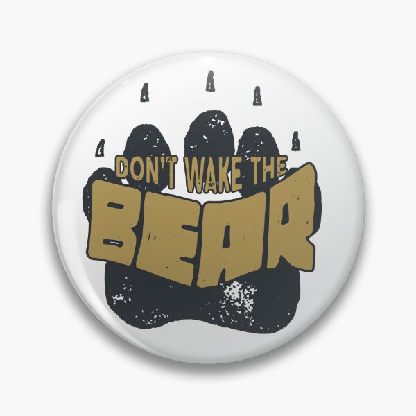 Item preview, Don’t Wake the Bear Warning Signv designed and sold by Pujo Design.