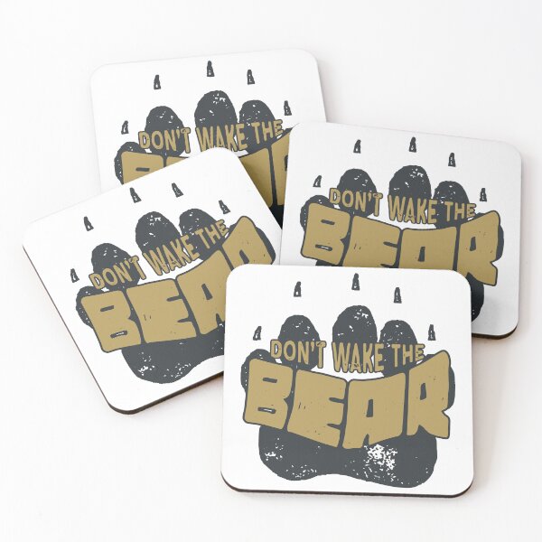 Item preview, Don’t Wake the Bear Warning Signv designed and sold by Pujo Design.