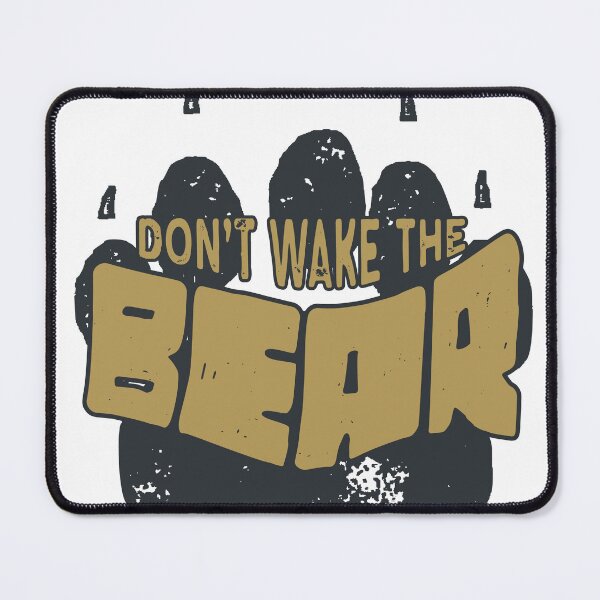 Item preview, Don’t Wake the Bear Warning Signv designed and sold by Pujo Design.