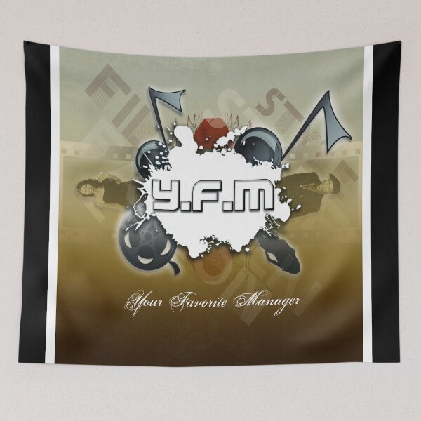 Item preview, YFM Media Network Film and Music Creator Logo Art designed and sold by YFMMediaNetwork.