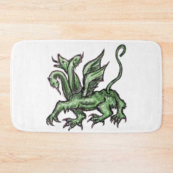 Item preview, Medieval Creature Meme - Three-headed dragon designed and sold by VintageManiac.
