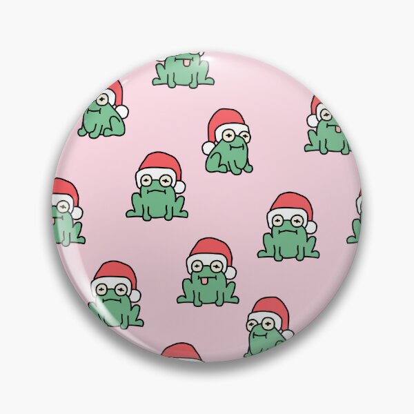 Item preview, christmas frogs - pink designed and sold by littlearrow.