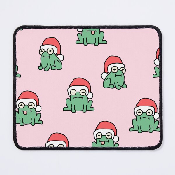 Item preview, christmas frogs - pink designed and sold by littlearrow.