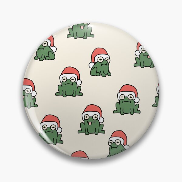 Item preview, christmas frogs - cream designed and sold by littlearrow.