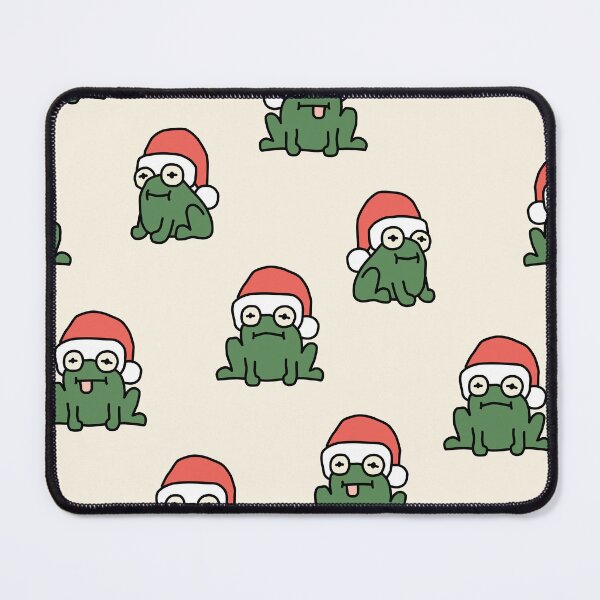 Item preview, christmas frogs - cream designed and sold by littlearrow.
