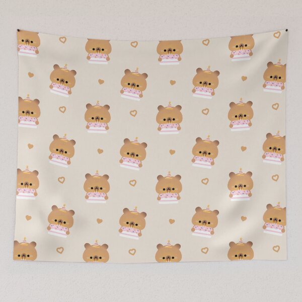 Item preview, Capybara Birthday designed and sold by theladyernestember.