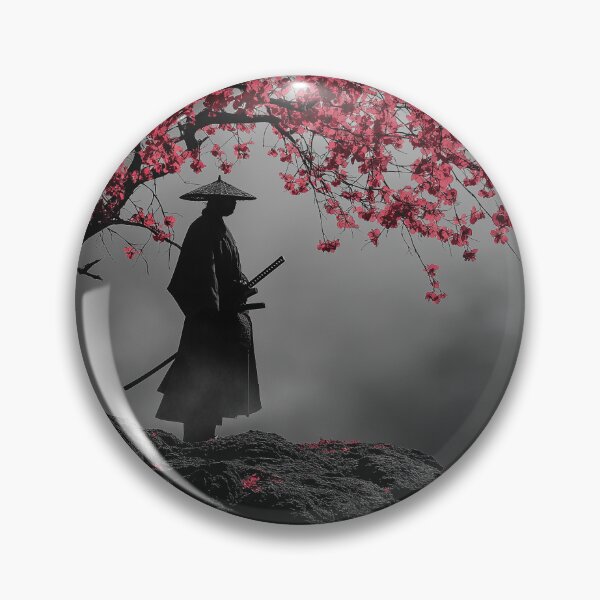 Item preview, Samurai and Cherry Blossoms  designed and sold by AICreateWorlds.