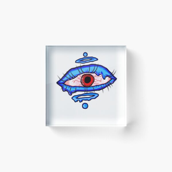Item preview, Blue Galactic Melting Space Eyeball designed and sold by Pedro  Fart Faced McGee.