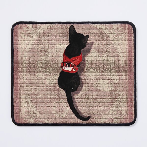 Item preview, Black Cat and Flowers designed and sold by Marissa-Insinna.