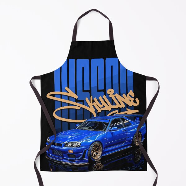 Item preview, Skyline blue racing car vector designed and sold by Tokyo Retro.