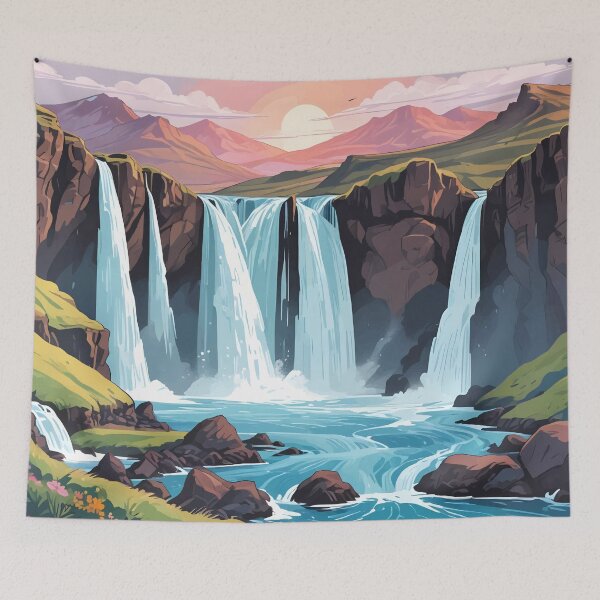 Item preview, Icelandic Waterfalls designed and sold by WildlifeInc.