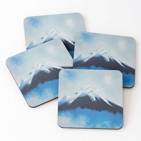 Item preview, Misty Mountains in Blue designed and sold by Maryam Fernandez.