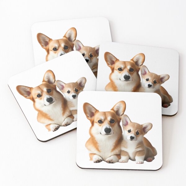 Item preview, Corgi Mother and Puppy designed and sold by CardsStudio.
