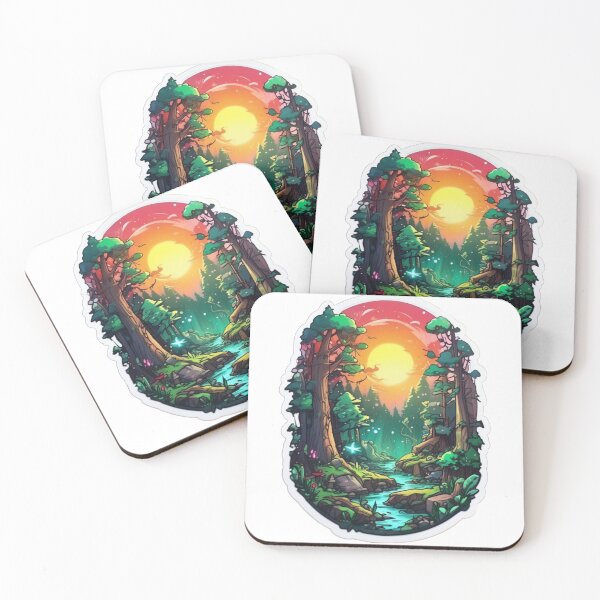 Item preview, fantasy forest  designed and sold by myartisanco.
