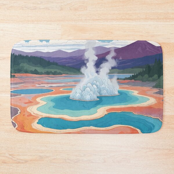 Item preview, Rotorua Geothermal Landscape designed and sold by WildlifeInc.