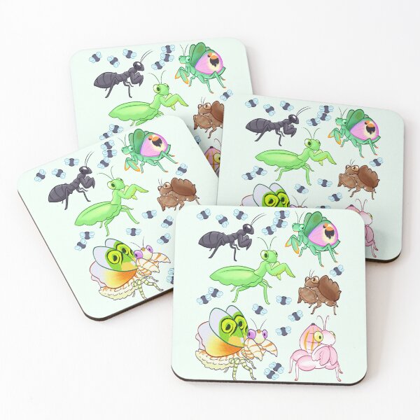 Item preview, Many mantids designed and sold by squishyenby.