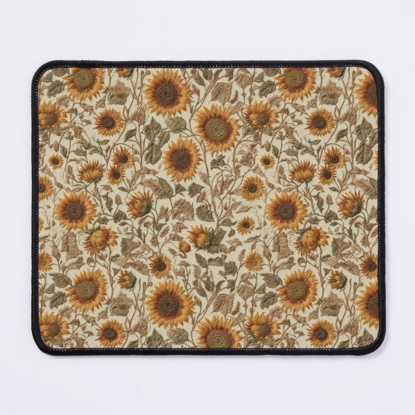 Item preview, Faux Embroidery Botanical Sunflowers Pattern designed and sold by FlowerMeFlorals.