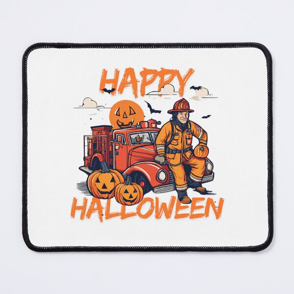 Item preview, Halloween in fire designe, T-shirt for fireman, designed and sold by Lunaria Arts.