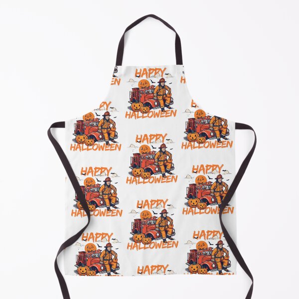 Item preview, Halloween in fire designe, T-shirt for fireman, designed and sold by Lunaria Arts.