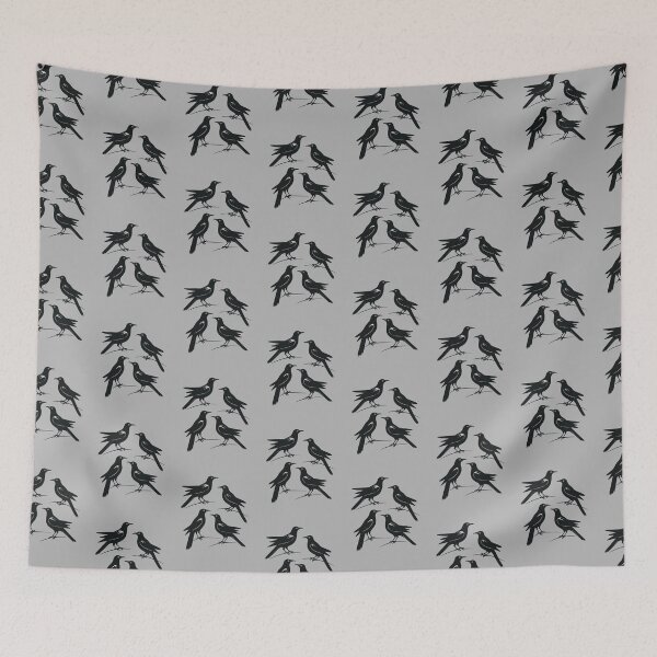 Item preview, Four Calling Birds Cut-Out Stencil-Style 4 designed and sold by taiche.