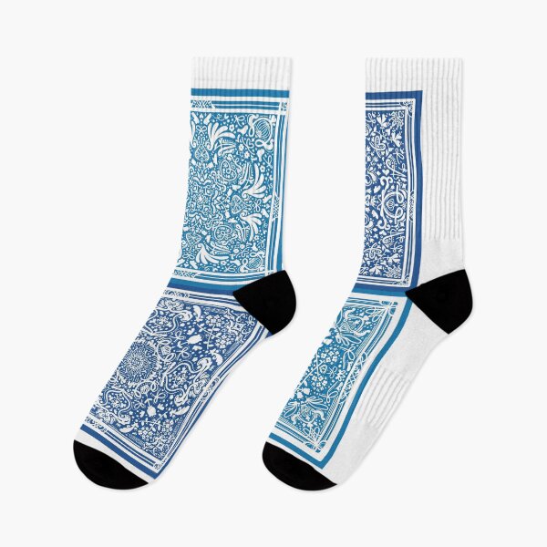 Item preview, Hand Draw Modern Cute Tile Pattern - Blue designed and sold by AliceDreamland.