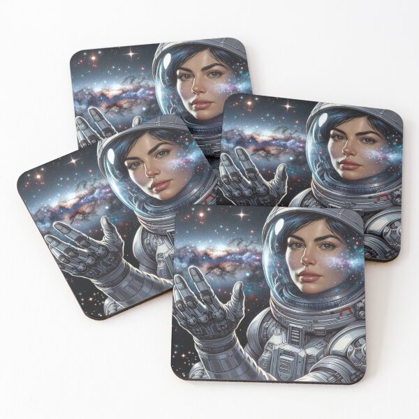 Item preview, Cosmonaut in outer space in exploration designed and sold by katgosnice.