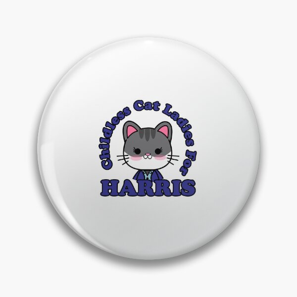 Item preview, Childless cat ladies for Harris designed and sold by remerasnerdas.