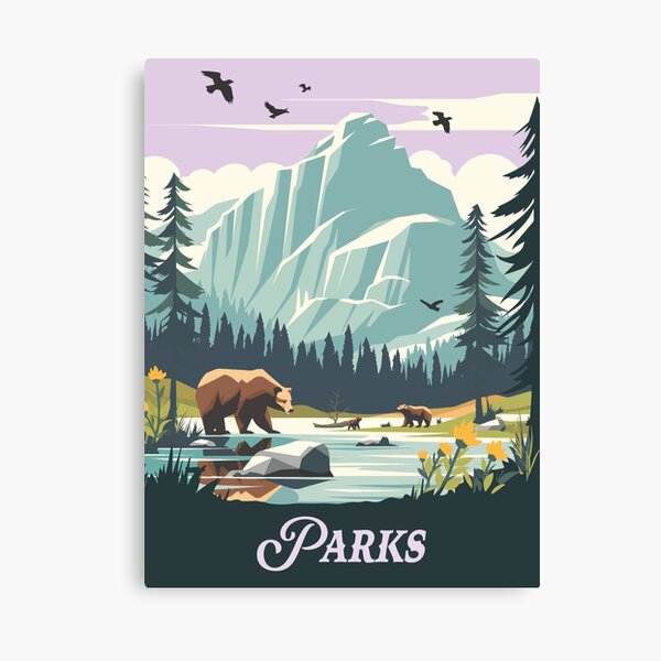 Item preview, PARKS - Poster Inspired by Parks / Retro Board Game Poster / Wall Art Print / Fantasy, Board Game, RPG, DnD / Home Decor Gift Idea designed and sold by RoleplayRealm.