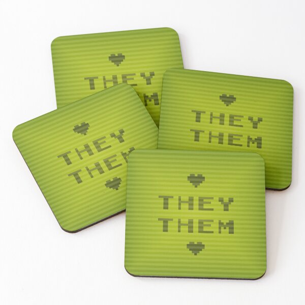 Item preview, DOT MATRIX THEY THEM designed and sold by HELLOCROSSING.