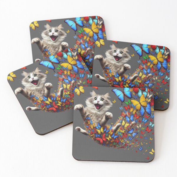 Item preview, The Cat Becoming Butterflies designed and sold by LaPaz361.