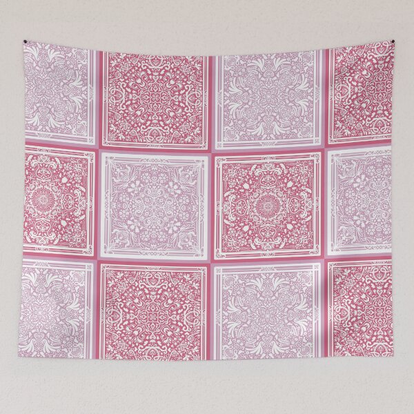 Item preview, Hand Draw Modern Cute Tile Pattern - Pink designed and sold by AliceDreamland.