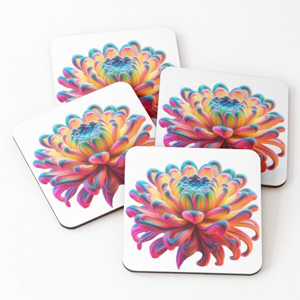 Item preview, neon color Pink Alien flower designed and sold by Expressions-Sel.