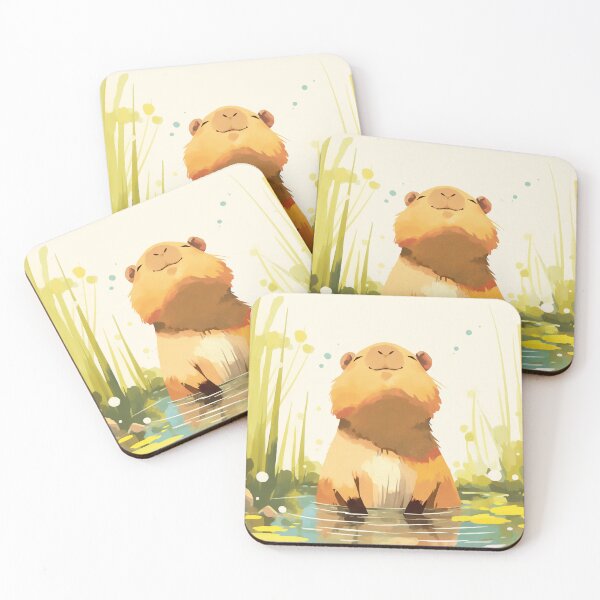 Item preview, Capybara Enjoying the Water designed and sold by AshiraCreations.