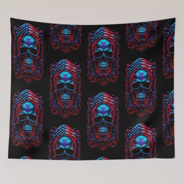 Item preview, Skull USA designed and sold by BonsaidoPoh.