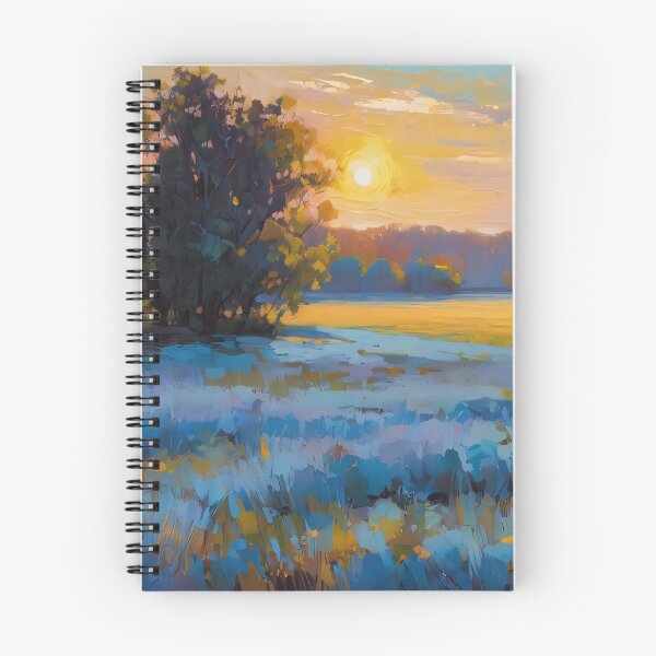 Item preview, Blue Field at Dawn No.2 designed and sold by MoodyFrames.