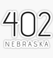 NEBRASKA 402 • SCHWARZ Sticker