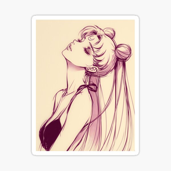 Vista previa del artículo con la obra «Usagi Tsukino - 5», diseñado y vendido por Infinite-Aspire.