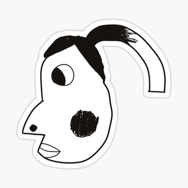 "FANTASTIC drawing with hypIerpigmentation" Sticker for Sale by Alex-artz