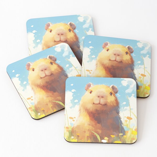 Item preview, Capybara in the Meadow designed and sold by AshiraCreations.
