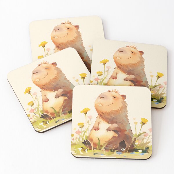 Item preview, Capybara Enjoying Life designed and sold by AshiraCreations.
