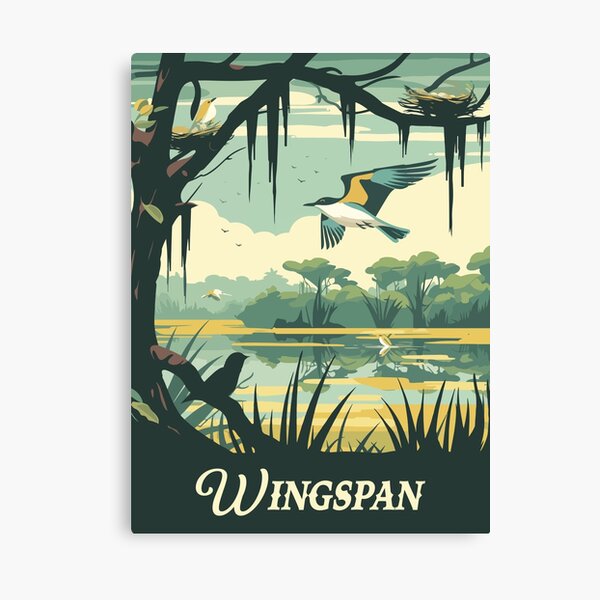 Item preview, WINGSPAN - Poster Inspired by Wingspan / Retro Board Game Poster / Wall Art Print / Fantasy, Board Game, RPG, DnD / Home Decor Gift Idea  designed and sold by RoleplayRealm.