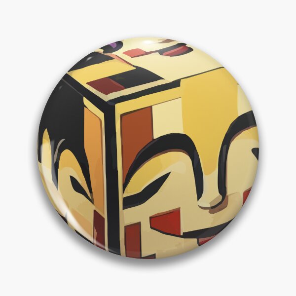 Item preview, cubist emoji designed and sold by Andre Faubert.