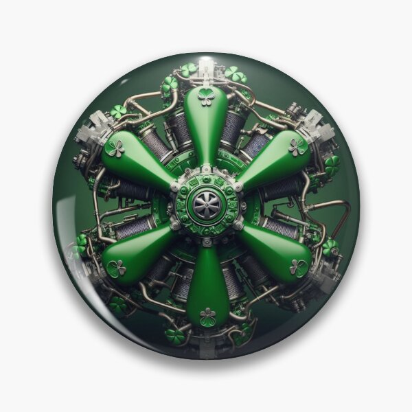 Item preview, Four leaf clover radial engine designed and sold by SkywardTreasure.