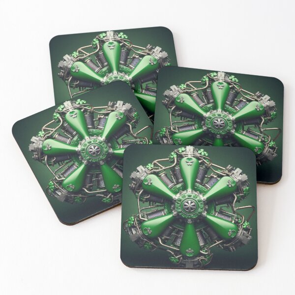 Item preview, Four leaf clover radial engine designed and sold by SkywardTreasure.